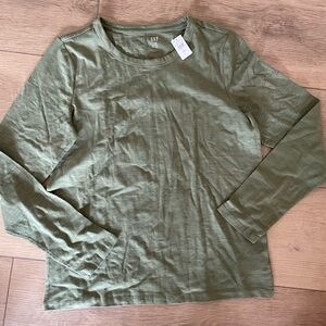 GAP Olive Green Long Sleeve Shirt